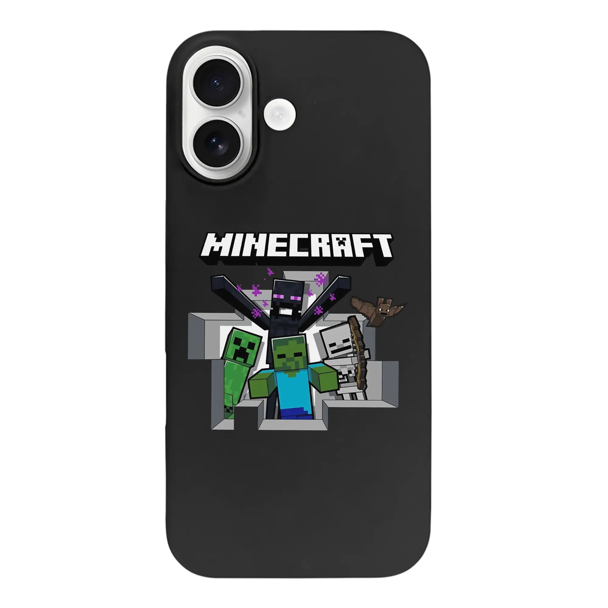 マイクラ グッズ  マイクラ - iPhone 17 シリーズ シリコンケース 薄型 耐衝撃 指紋防止 ソフトタッチカバー 精密フィット 傷防止 保護ケース iPhone 17/17 Air/17 Pro/17 Pro Max 対応